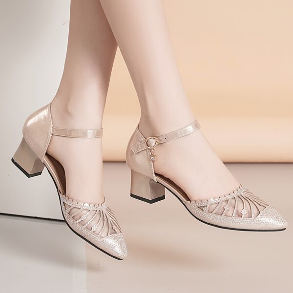 Newness Celestial Sparkle Block Heel Sandals Dazzling Sparkle Comfortable Block Heel Newness Bangladesh Newness Celestial Sparkle Block Heel Sandals Elevate your style with these dazzling sandals perfect for any occasion Featuring a comfortable block heel and eye catching sparkle detail