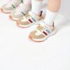 Stylish Mutoon Coastal Breeze Toddler Sneakers in white providing lightweight comfort for little feet