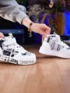Stylish and comfortable Playful Alphabet Kids Print Sneakers from Newness Durable breathable and perfect for play