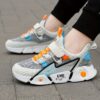 Stylish and breathable Color Block Boys Running Shoes from Newness perfect for active kids The shoes feature a vibrant color block design
