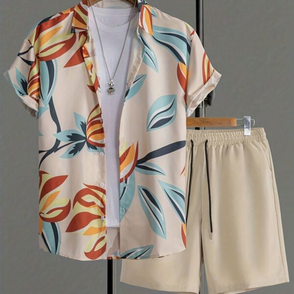 Newness Waikiki Beach Floral Print Suit A stylish floral print suit perfect for summer occasions Model wears size small