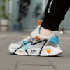 Stylish and breathable Color Block Boys Running Shoes from Newness perfect for active kids The shoes feature a vibrant color block design