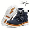 FANGFIUP Arctic Explorer Kids Snow Boots in action showcasing their warmth and style during a snowy adventure