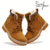 FANGFIUP Arctic Explorer Kids Snow Boots in action showcasing their warmth and style during a snowy adventure