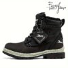 FANGFIUP Arctic Explorer Kids Snow Boots in action showcasing their warmth and style during a snowy adventure