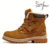FANGFIUP Arctic Explorer Kids Snow Boots in action showcasing their warmth and style during a snowy adventure