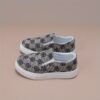 Stylish and comfortable Newness Little Wanderer Kids Canvas Shoes in white perfect for spring adventures The shoes feature a classic canvas design with a comfortable fit