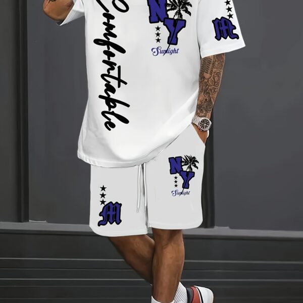The Newness Urban Resort Mens Summer Set a stylish and breathable summer outfit perfect for any occasion