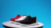 Kids Playful Plaid Slip Ons by Newness stylish and comfortable DACLAY plaid slip on shoes with breathable fabric and cushioned insole