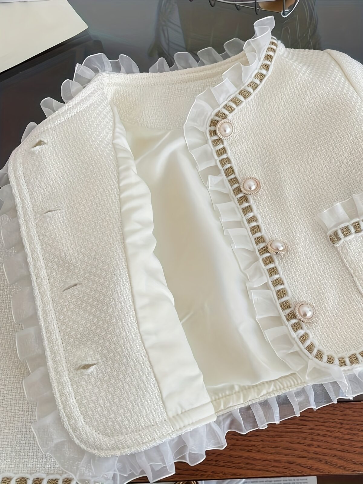Adorable girls skirt set in a chic high end design perfect for any occasion