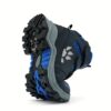Stylish and durable FANGFIUP Kids Winter Boots perfect for snowy adventures These boots are shown in action with a child playing in the snow
