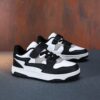 Stylish striped childrens PU sneakers perfect for spring fall and winter Newness brand