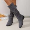Newness Effortless Chic Knee High Boots Elevate your style with these versatile boots perfect for any season Shown in a flattering close up