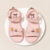 Stylish and comfortable girls summer sandals in pink perfect for playing outdoors Newness summer collection