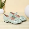 Adorable Darling Bow Girls Mary Janes in pink perfect for parties and everyday wear These classic Mary Janes feature a darling bow detail