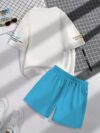 Stylish Newness Urban Explorer Mens Casual Set perfect for summer adventures Model showcasing the comfortable and fashionable two piece outfit