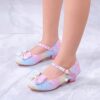 Shimmering Celestial Sparkle Sequin Princess Heels by Newness Perfect for parties and playtime these enchanting heels feature dazzling sequins