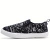 Stylish and comfortable preppy plaid canvas slip on shoes for boys perfect for casual wear