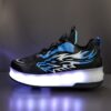 Kids GUANGLAN Galaxy Light Up Sneakers with 16 color modes USB rechargeable battery and detachable wheels Stylish and fun footwear for active children