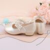 Enchanted Garden Girls Floral Shoes by Newness Delicate floral print shoes perfect for weddings parties or everyday wear