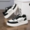 Newness Velocity Graphic Platform Shoes Trendy platform shoes in a vibrant graphic print perfect for spring and fall Features comfortable cushioning and a stylish elevated sole
