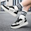 Newness Velocity Graphic Platform Shoes Trendy platform shoes in a vibrant graphic print perfect for spring and fall Features comfortable cushioning and a stylish elevated sole
