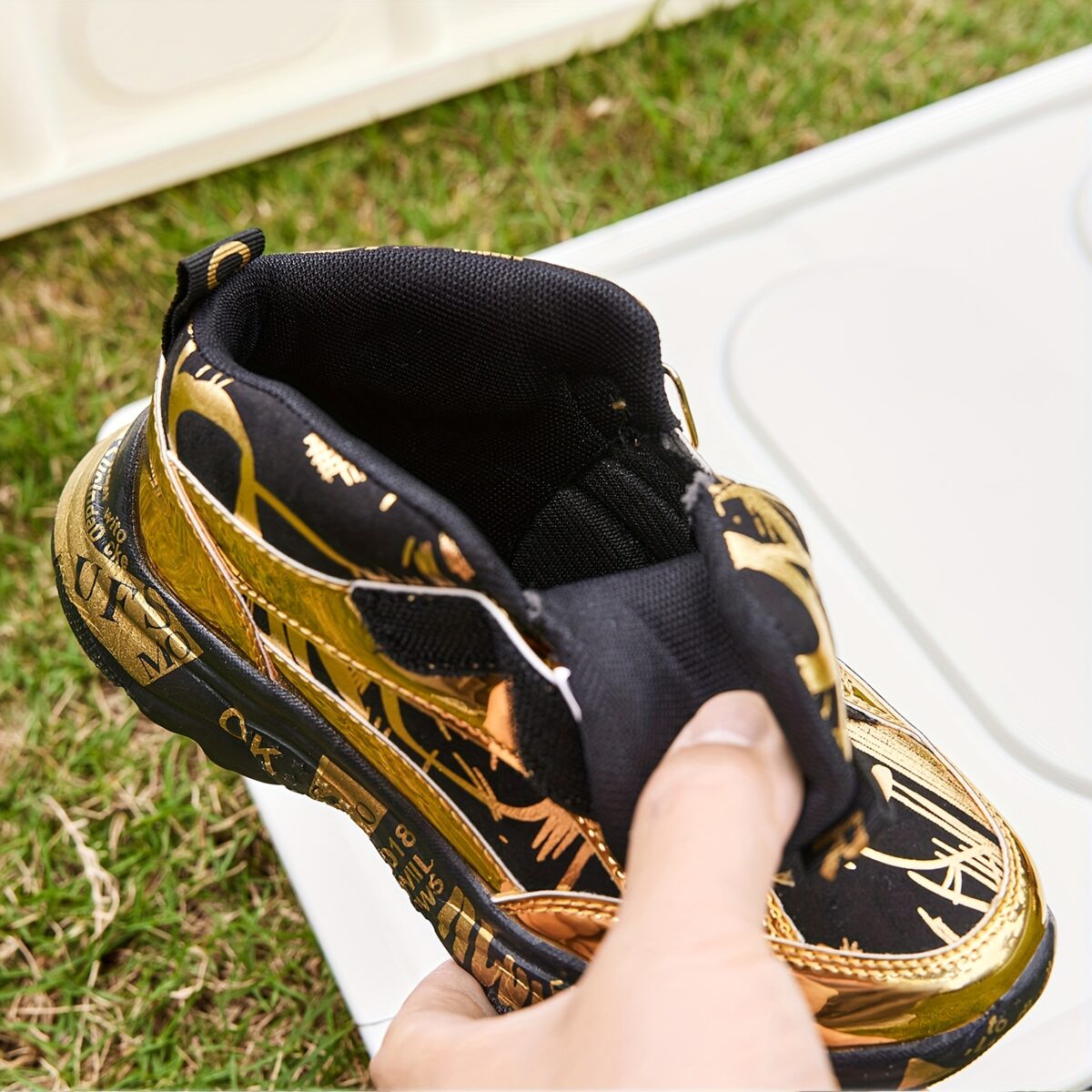 Stylish and comfortable Playful Prints Kids Sneakers in vibrant colors perfect for play and everyday wear