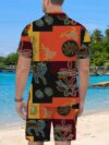 The Newness Riviera Escape Printed Summer Set A stylish and comfortable summer outfit perfect for both beach days and city nights The model is wearing the matching top and bottom showcasing the vibrant print