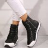 Newness Urban Edge High Top Boots Stylish high top boots perfect for adding an edgy touch to any outfit