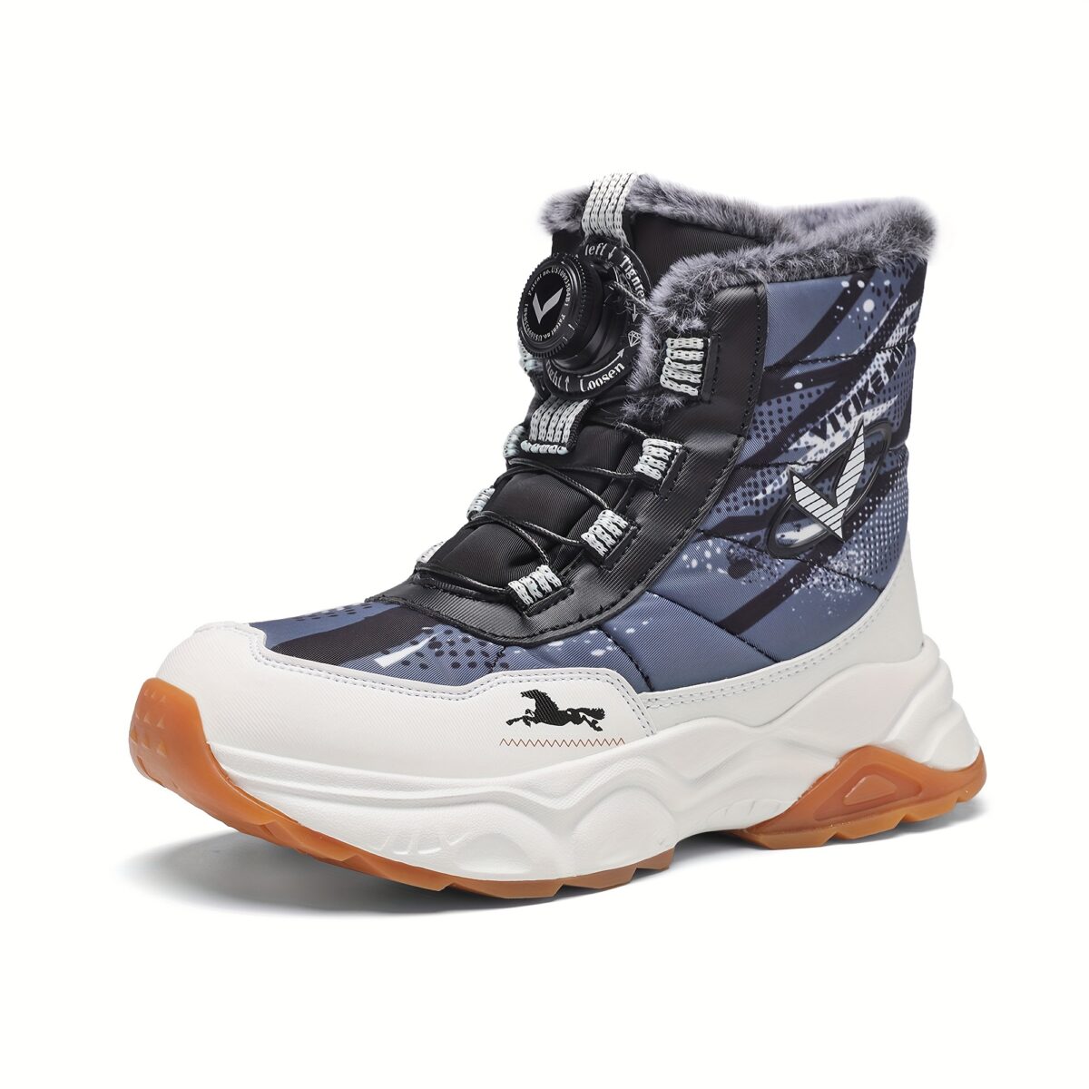 FANGFIUP Arctic Explorer Kids Winter Boots Stylish and warm winter boots ideal for snow hiking and outdoor play