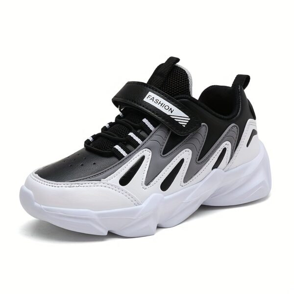 Stylish and comfortable Velocity Youth Sneakers in a range of colors perfect for school sports or play Showcasing the shoes design and versatility