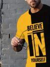 Model wearing the Newness Dubai Nights Mens Casual Suit a bold color block designed casual suit perfect for any occasion