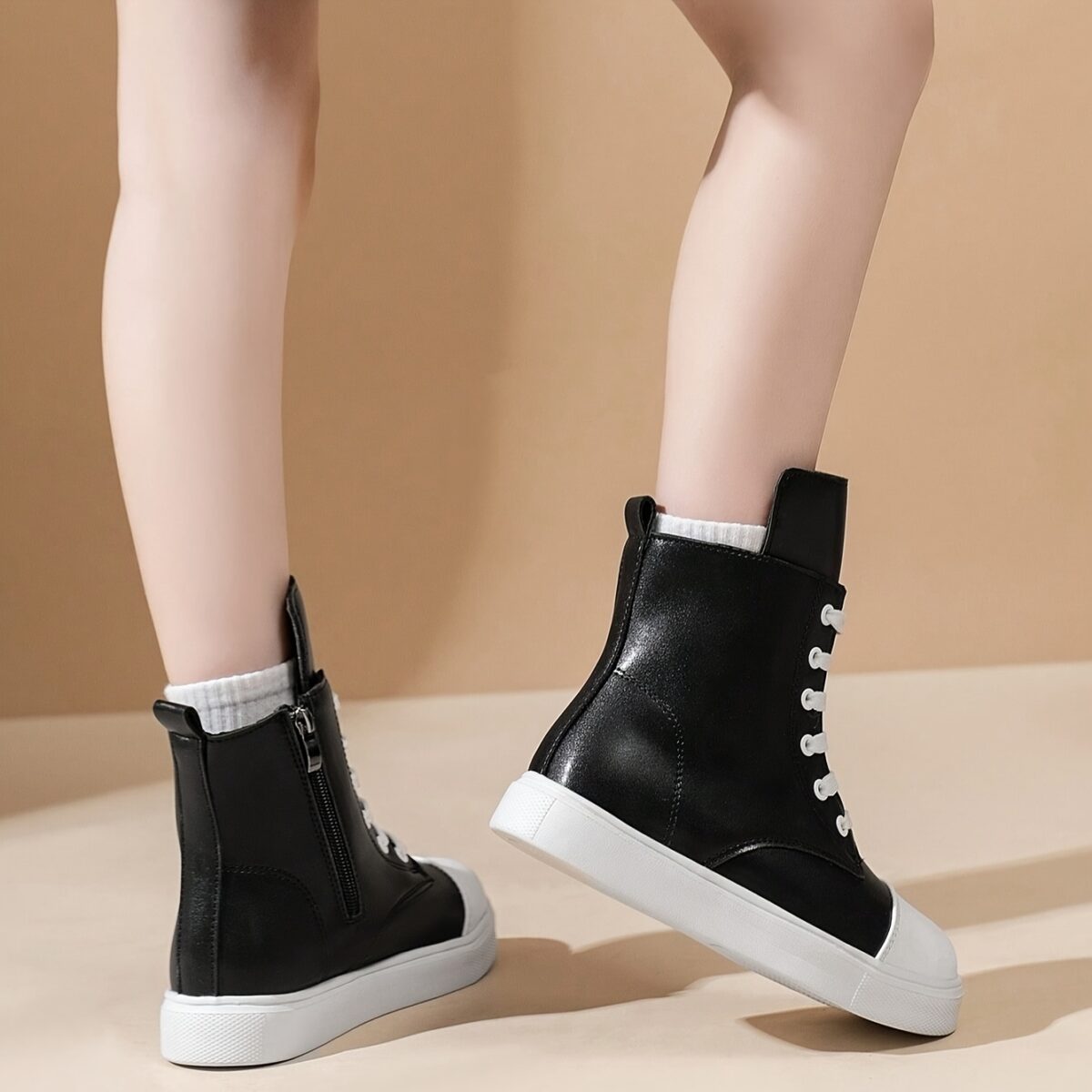 Stylish and versatile girls platform boots from Newness showcasing the latest fashion trends These platform boots are perfect for adding an edgy touch to any outfit