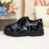 Adorable baby boy wearing stylish and comfortable Newness Little Gentleman shoes