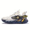 Stylish striped mesh youth sneakers perfect for active kids Breathable and comfortable design in a trendy color scheme
