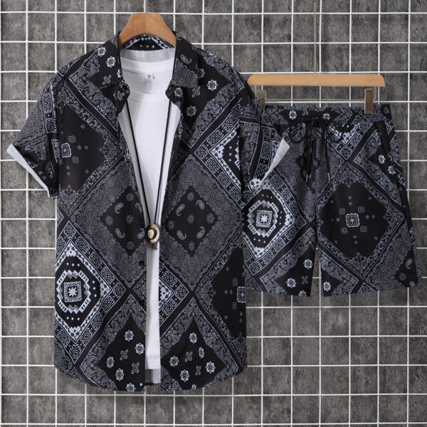 Effortlessly cool paisley print set in lightweight polyester Perfect for summer The Monaco Paisley Print Set from Newness