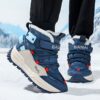 Stylish and durable Newness Explorer Kids Snow Boots perfect for snow ice and winter adventures Kids snow boots in action showcasing their waterproof and warm features