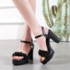 Newness Summer Escape Platform Sandals Elevate your style with these versatile platform sandals perfect for spring summer and fall Showcasing comfort and style