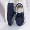 Stylish and comfortable Coastal Breeze boys canvas sneakers in blue perfect for everyday adventures The sneakers feature a classic design with comfortable canvas material