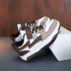 Stylish striped childrens PU sneakers perfect for spring fall and winter Newness brand