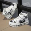 Stylish and comfortable Playful Alphabet Kids Print Sneakers from Newness Durable breathable and perfect for play