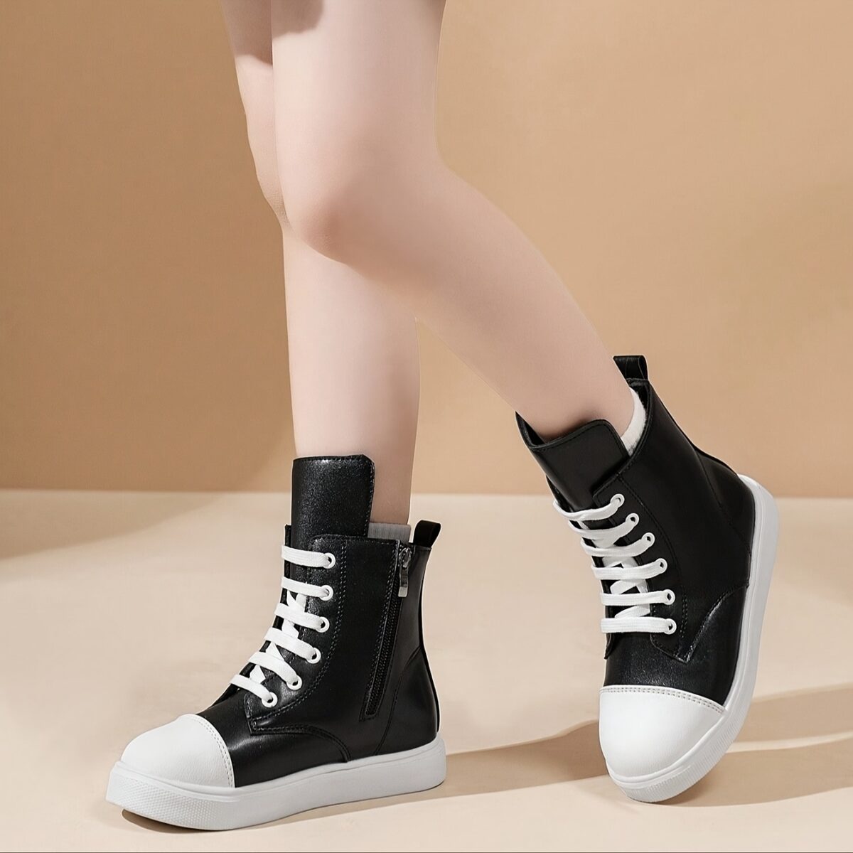 Stylish and versatile girls platform boots from Newness showcasing the latest fashion trends These platform boots are perfect for adding an edgy touch to any outfit