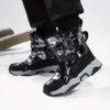 Newness floral high top kids snow boots warm and durable perfect for winter