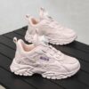 Adorable pink sneakers for kids designed by Newness Lightweight breathable and non slip for playful steps