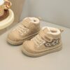 Kids Newness CozyStep Winter Snow Boots featuring plush lining and non slip sole perfect for snowy adventures