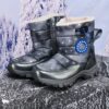Stylish and warm Arctic Explorer Kids Snow Boots by Newness perfect for winter adventures Kids snow boots in action showcasing their waterproof and insulated design