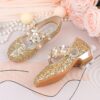 Enchanted Garden Girls Floral Shoes by Newness Delicate floral print shoes perfect for weddings parties or everyday wear