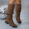 Newness Effortless Chic Knee High Boots Elevate your style with these versatile boots perfect for any season Shown in a flattering close up