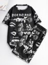 Newness Urban Edge Mens Graphic Tee Set Two stylish and comfortable graphic tees perfect for summer Casual and effortlessly cool