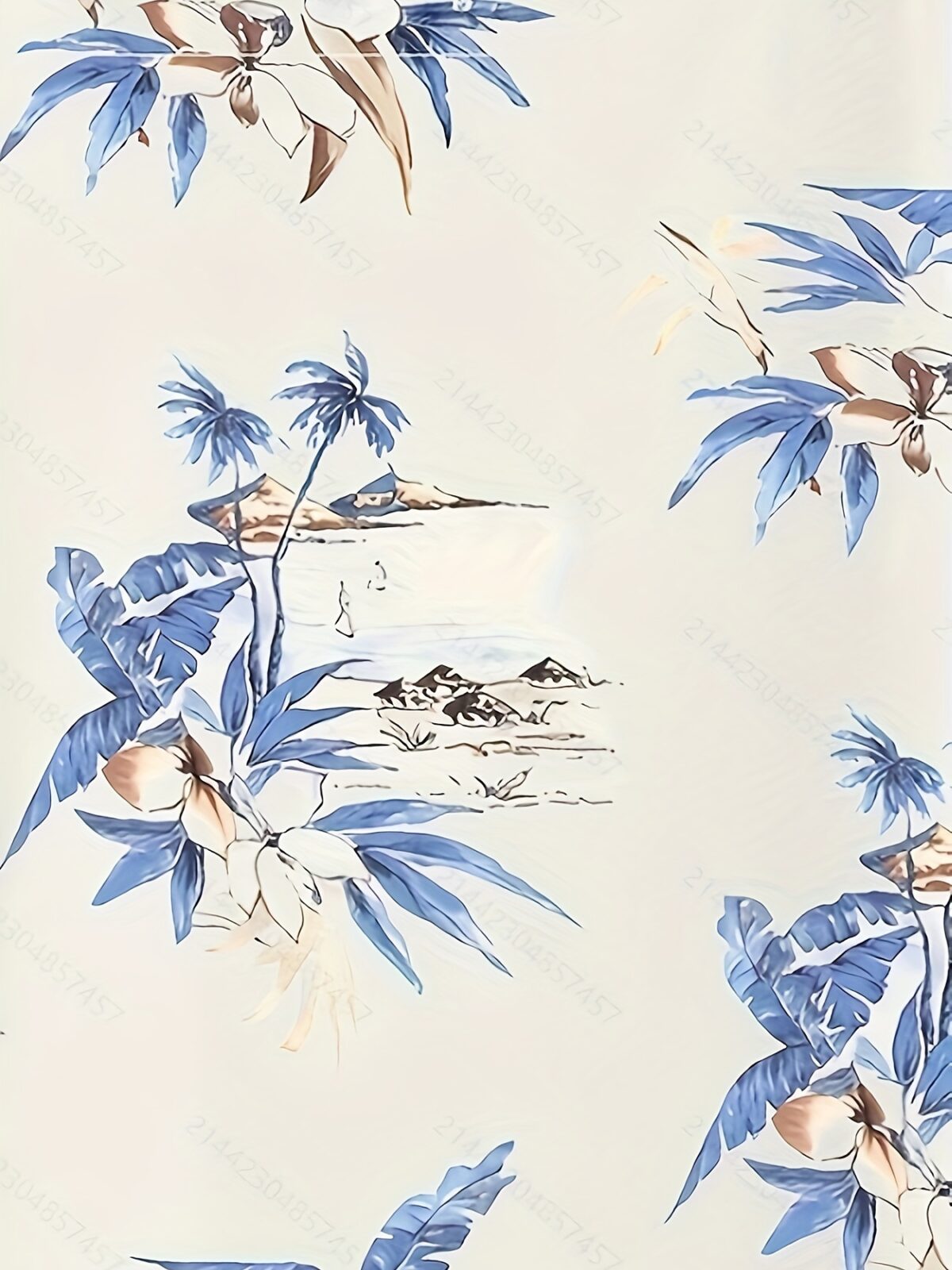 Model wearing the Riviera Escape Mens Hawaiian Outfit a stylish and breezy Hawaiian shirt and shorts perfect for summer adventures